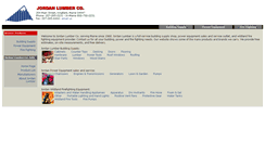 Desktop Screenshot of jordanlumberco.com